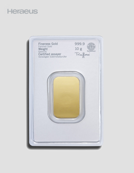 Goldbarren Prägebarren 10g