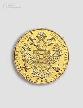 Gold Vierfach-Dukaten Neuprägung